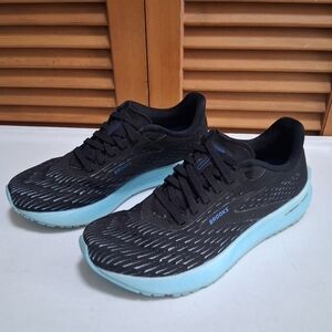 Brooks Hyperion Tempo Women's Lightweight Road Running Shoe Black Blue Size: 6.5